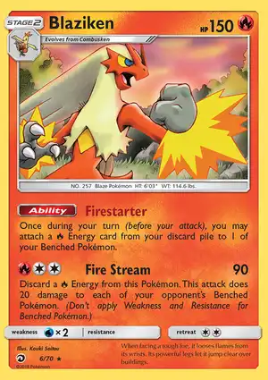 Blaziken 6/70 Dragon Majesty