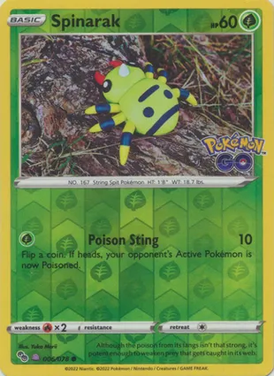 Spinarak 006/078 Pokémon GO