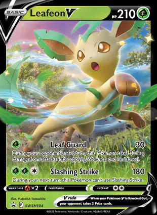 Leafeon V SWSH194 Sword & Shield Promos