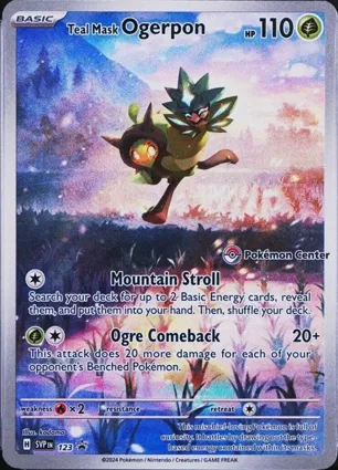Teal Mask Ogerpon 123 Scarlet & Violet Promos