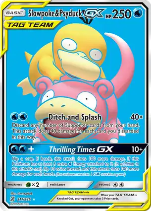 Slowpoke & Psyduck-GX 217/236 Unified Minds