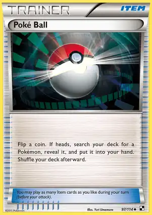 Poké Ball 97/114 Black & White