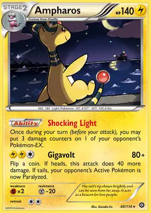 Ampharos 40/114 Steam Siege