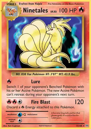 Ninetales 15/108 Evolutions
