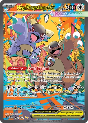 Mega Kangaskhan ex 182/132 Mega Evolution
