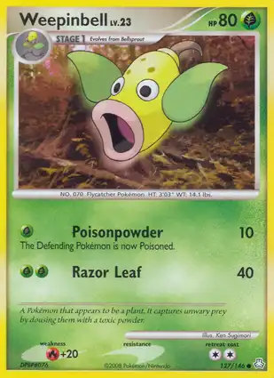 Weepinbell 127/146 Legends Awakened