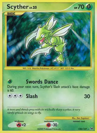 Scyther 130/127 Platinum