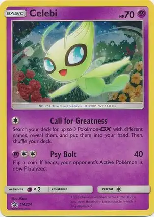 Celebi SM224 Sun & Moon Promos
