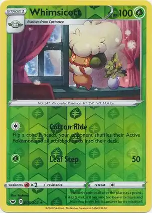 Whimsicott 006/202 Sword & Shield