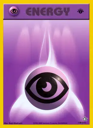 Psychic Energy 110/111 Neo Genesis 1st Edition