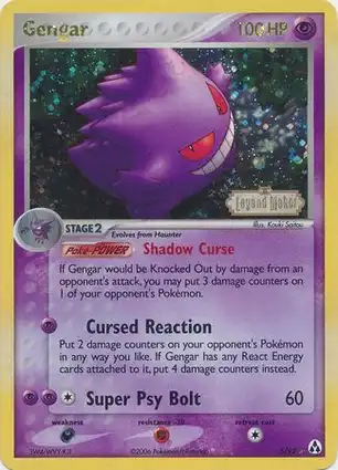 Gengar 5/92 EX Legend Maker