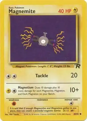 Magnemite 60/82 Team Rocket