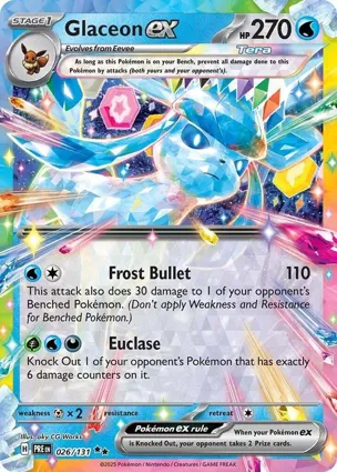 Glaceon ex 026/131 Prismatic Evolutions