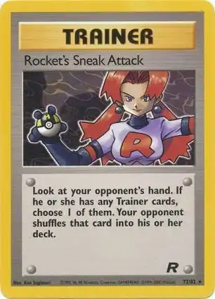 Rocket's Sneak Attack 72/82 Team Rocket