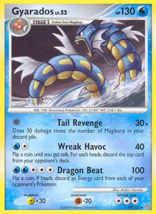 Gyarados 19/100 Stormfront