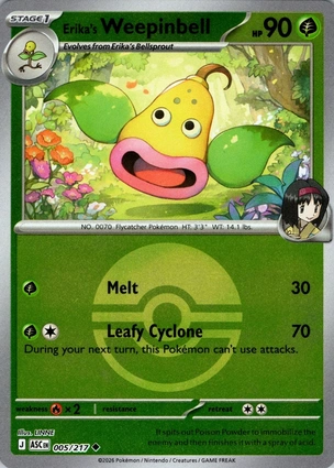Erika's Weepinbell 005/217 Ascended Heroes