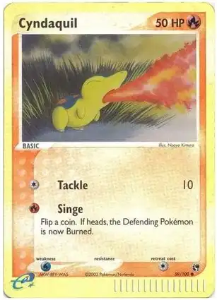 Cyndaquil 59/100 EX Sandstorm