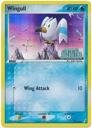 Wingull 70/100 EX Crystal Guardians