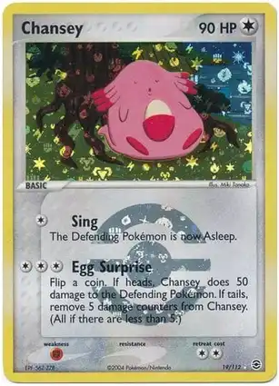 Chansey 19/112 EX FireRed & LeafGreen