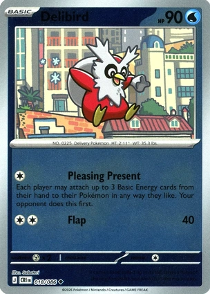 Delibird 018/086 Chaos Rising