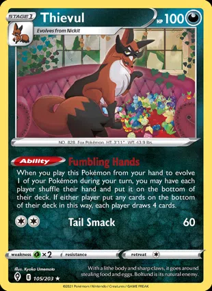 Thievul 105/203 Evolving Skies
