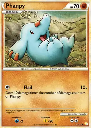 Phanpy 77/123 HeartGold & SoulSilver