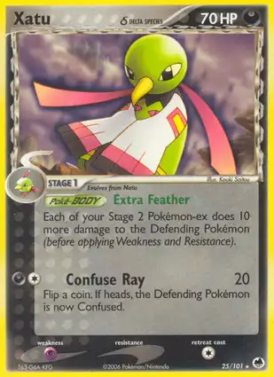 Xatu 25/101 EX Dragon Frontiers