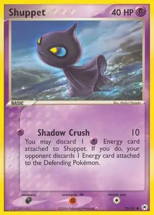 Shuppet 72/101 EX Hidden Legends