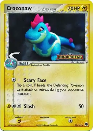 Croconaw 27/101 EX Dragon Frontiers