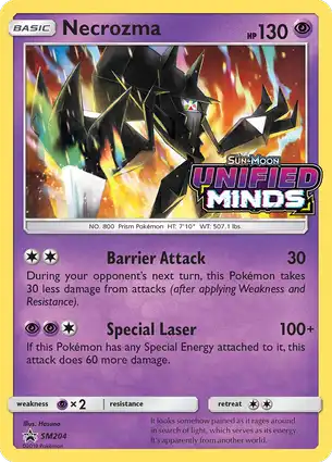Necrozma SM204 Sun & Moon Promos