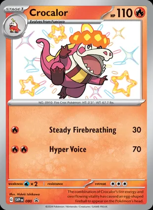 Crocalor 080 Scarlet & Violet Promos