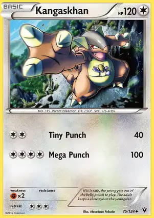 Kangaskhan 75/124 Fates Collide