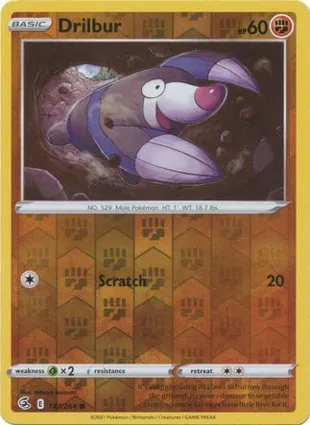 Drilbur 147/264 Fusion Strike