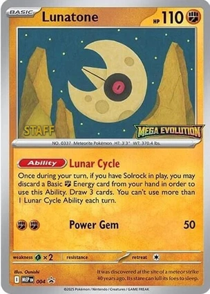 Lunatone 004 Mega Evolution Promos