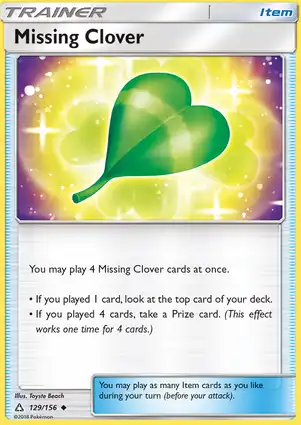 Missing Clover 129/156 Ultra Prism