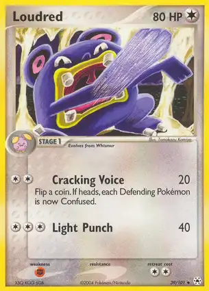 Loudred 39/101 EX Hidden Legends