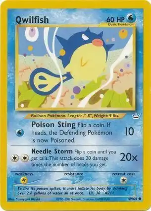 Qwilfish 49/64 Neo Revelation