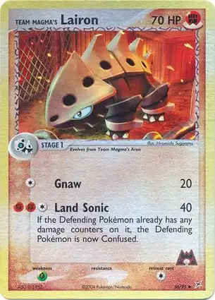 Team Magma's Lairon 36/95 EX Team Magma vs Team Aqua