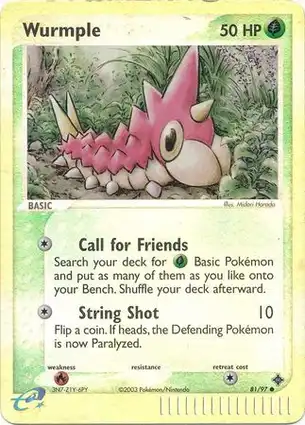 Wurmple 81/97 EX Dragon