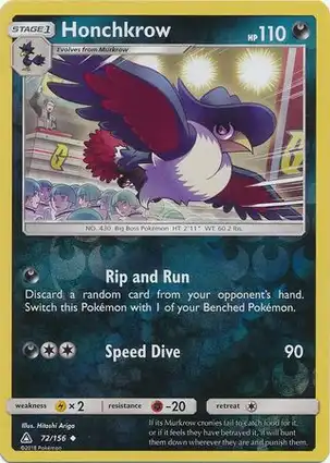 Honchkrow 72/156 Ultra Prism