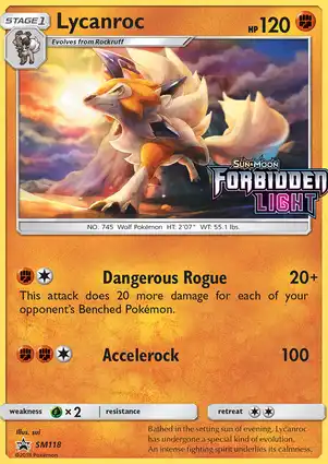 Lycanroc SM118 Sun & Moon Promos