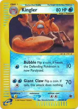 Kingler 50/165 Expedition Base Set