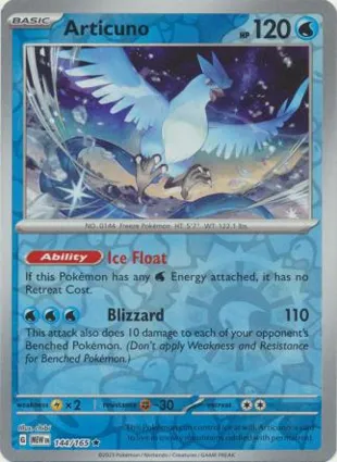 Articuno 144/165 Scarlet & Violet 151