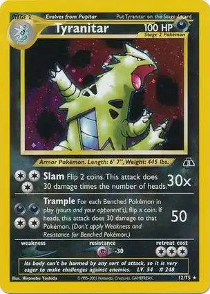 Tyranitar 12/75 Neo Discovery