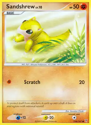Sandshrew 124/147 Supreme Victors