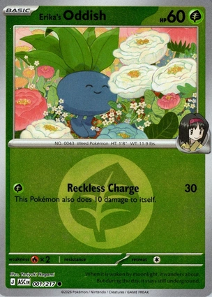 Erika's Oddish 001/217 Ascended Heroes
