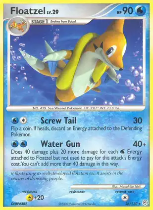 Floatzel 26/130 Diamond & Pearl