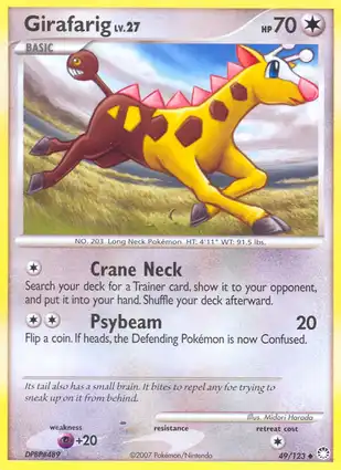 Girafarig 49/123 Mysterious Treasures