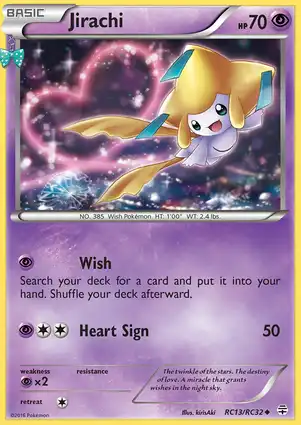 Jirachi RC13/RC32 Generations