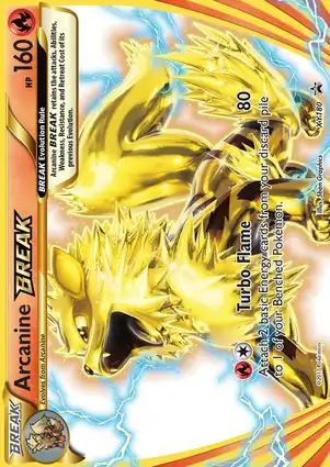Arcanine BREAK XY180 XY Promos